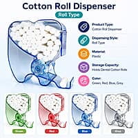 ET Dental Cotton Roll Dispenser – Roll Type Dental Cotton Holder