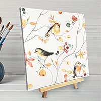 25x25cm Canvas Easel Set