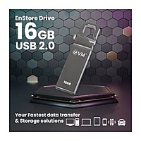 EVM Enstore 16GB USB 2.0 Pen Drive – Reliable Storage | Long Warranty