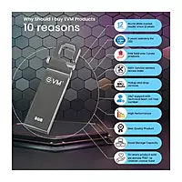 EVM Enstore 8GB USB 2.0 Pen Drive – Compact Metal Flash Drive