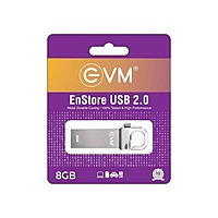 EVM Enstore 8GB USB 2.0 Pen Drive – Compact Metal Flash Drive