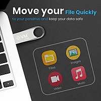 EVM EnVault 128GB USB 2.0 Pen Drive – High Capacity Storage | 10 Years Warranty