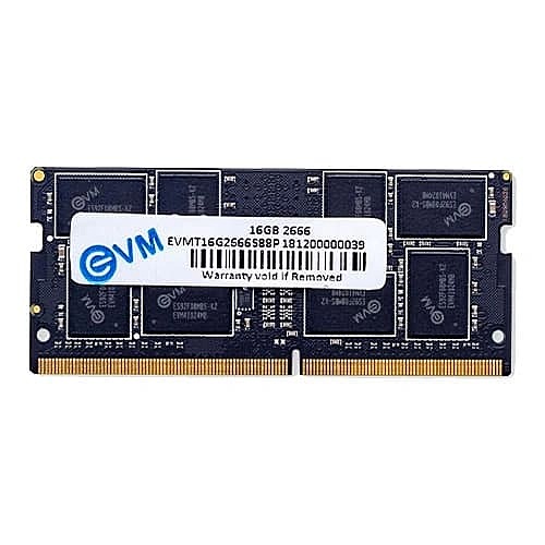 EVM 16GB DDR4 2666MHz CL19 Laptop RAM – SO-DIMM | 10 Years Warranty