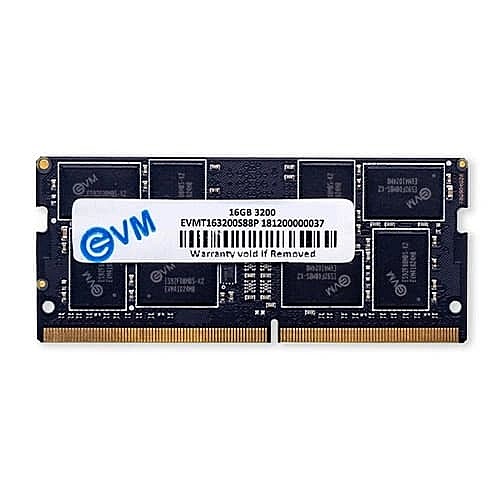 EVM 16GB DDR4 3200MHz CL19 Laptop RAM – SO-DIMM | 10 Years Warranty