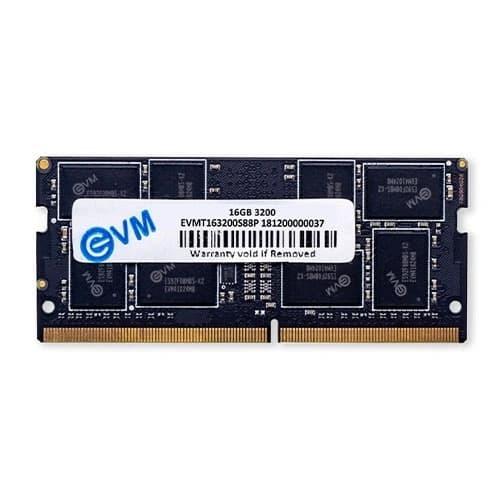 EVM 16GB DDR4 3200MHz CL19 Laptop RAM – SO-DIMM | 10 Years Warranty