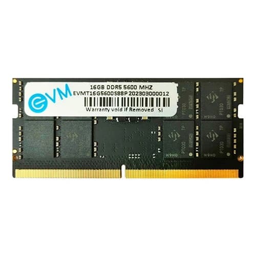 EVM 16GB DDR5 5600MHz CL19 Laptop RAM – SO-DIMM | 10 Years Warranty