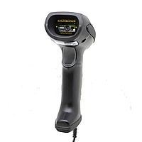 EVM EWBS-018 2D Wired Barcode Scanner – USB, 300 Scans/Sec, Ergonomic Design (Black)