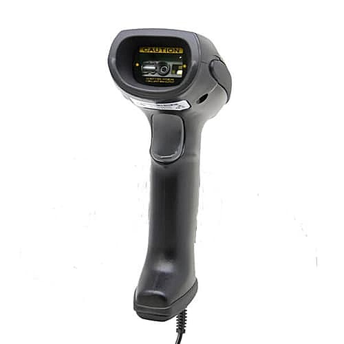 EVM EWBS-018 2D Wired Barcode Scanner – USB, 300 Scans/Sec, Ergonomic Design (Black)