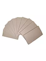 Pack of 10 95mm x 165mm Plain White Numbered Service Pads (PAD120)