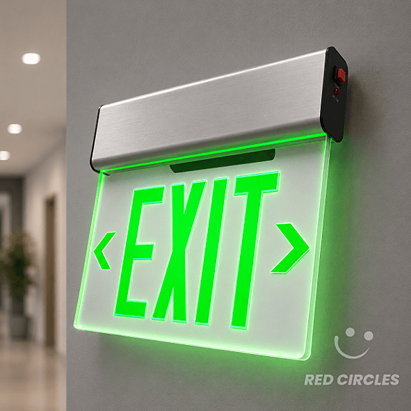 EXIT SIGNAGE EDGE LIGHT LED SIGNAGE