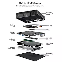 Intel i5-10210U Mini PC – 10th Gen Quad Core Processor, Dual 4K Display, HDMI, USB 3.2 & Wi-Fi | SmartDeskPC