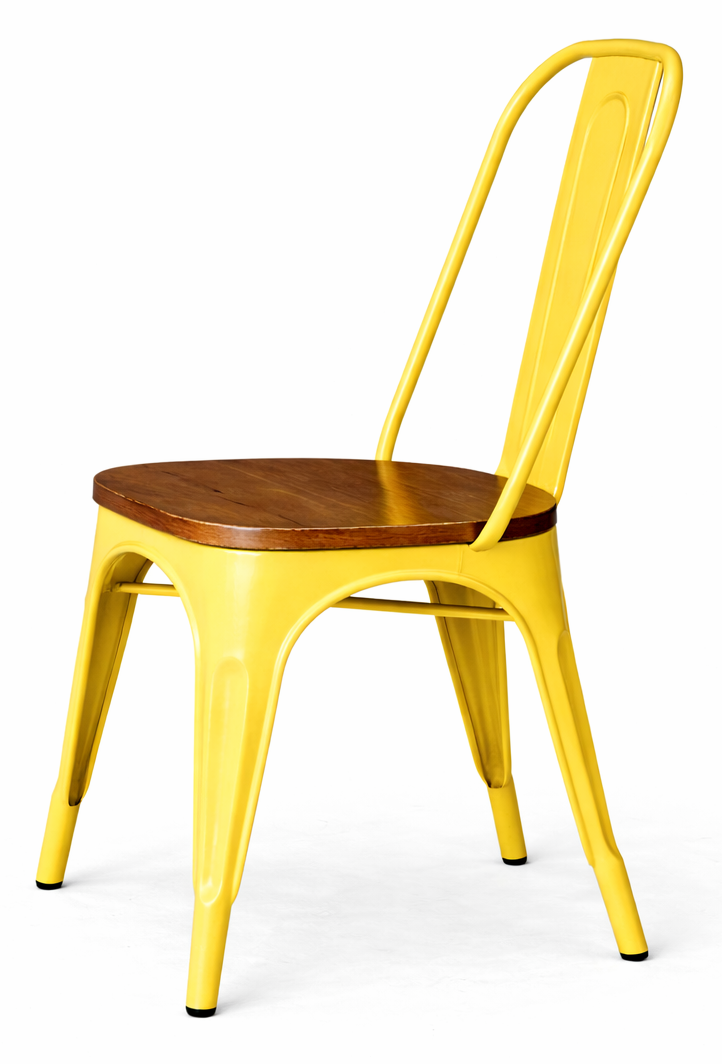 Marcel Chair with Wooden Seat