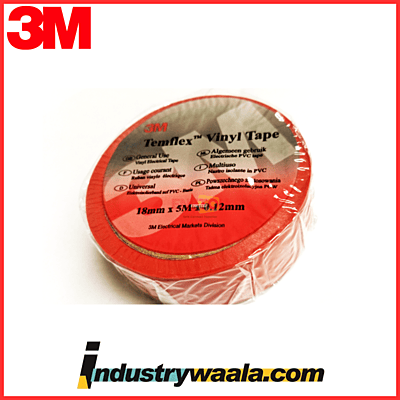 3M Red 150 Temflex General Use Vinyl Electrical Tape (Pack Of 30Pcs)