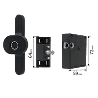 Jal F118-HOOK Smart Fingerprint Door Lock with Bluetooth, USB Key & Smart Life App