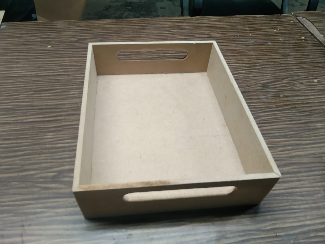 MDF Regular Rectangular Tray