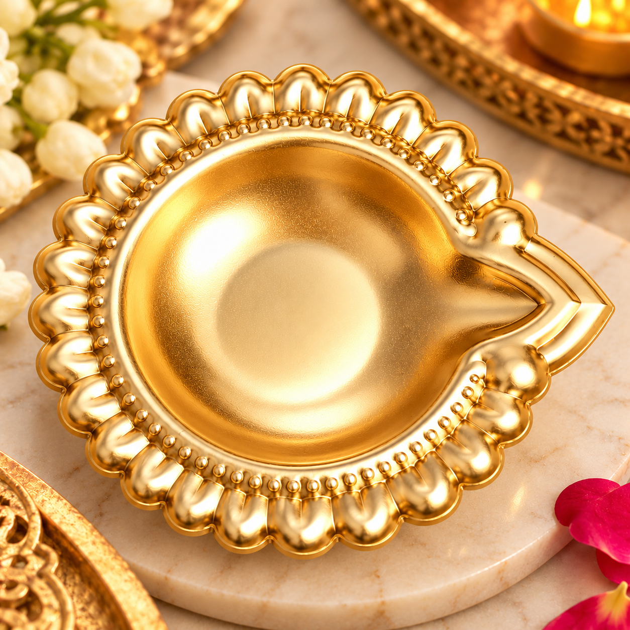 Metal Urli - Diya - Medium - 2.5inch