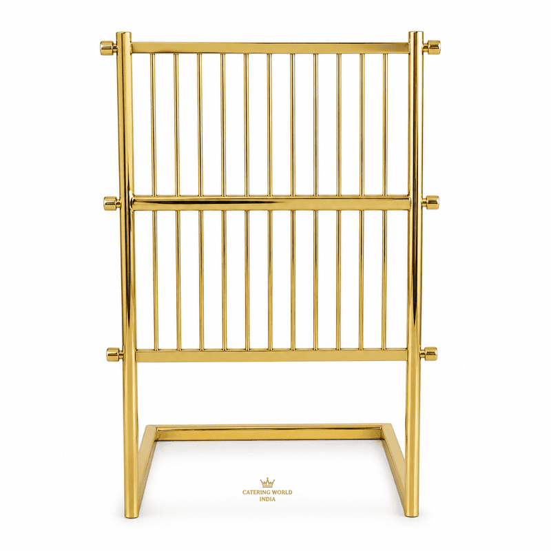 BRASS NEWSPAPER STAND