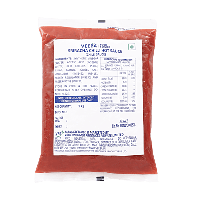 Veeba - Sriracha Chilli Hot Sauce 1 Kg