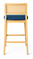 Selby Natural Cane Bar Chair