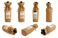 Jute Bottle Gift Pouch