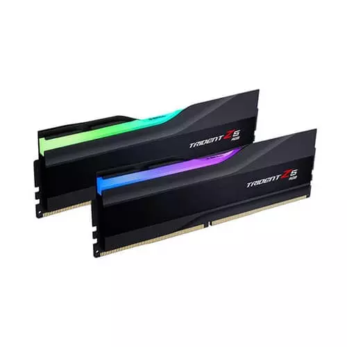 G.Skill Trident Z5 RGB 32GB DDR5 7200MHz RAM – CL34 | 16GB×2 Matte Black