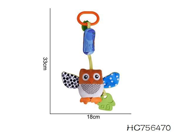 Baby Owl Multi-Sensory Hanging Teething Toy & Rattle Baby Owl Multi-Sensory Hanging Teething Toy & Rattle
