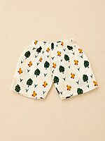 Muslin Unisex Baby Shorts – Assorted Prints | 0–24 Months | Pack of 2