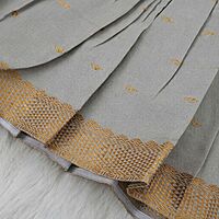 Roop Grey Silk Knot Frock