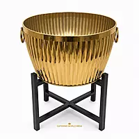 ROUND DUSTBIN GOLD LINING