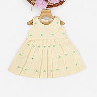 Buttercream Mint Sleeveless Cotton Frock