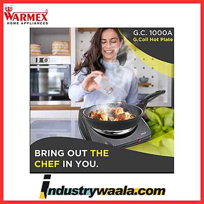 Warmex G C 1000A Hot Plates Fitted with Wire & Plug