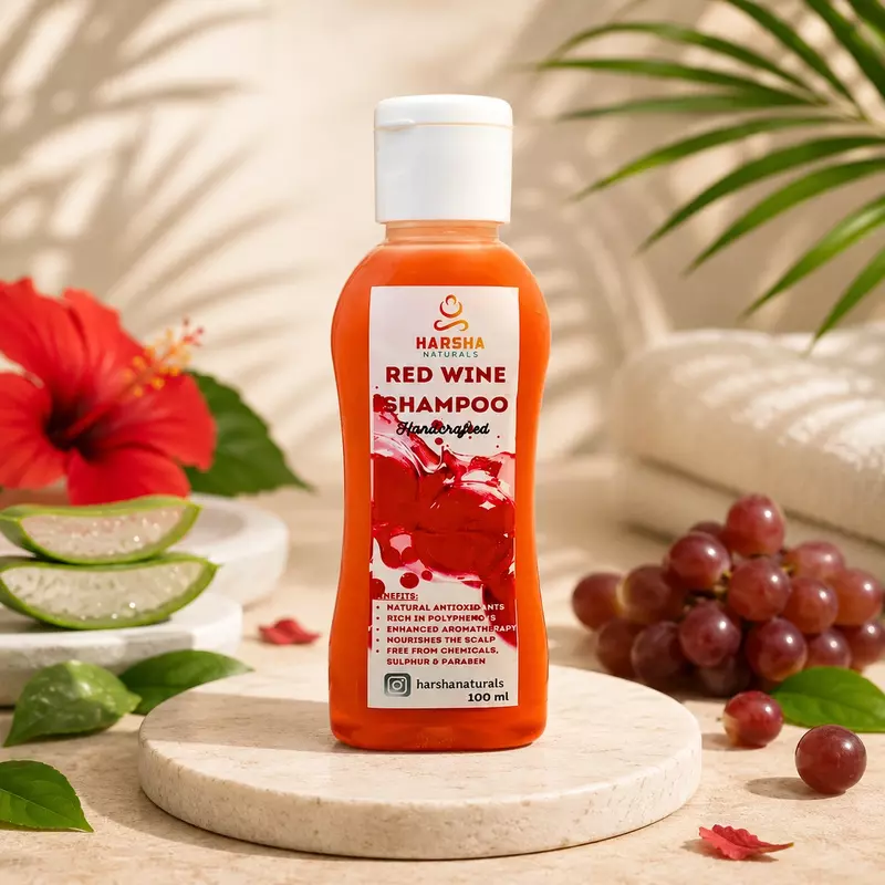 Harsha Naturals - Red wine shampoo - 100 ml
