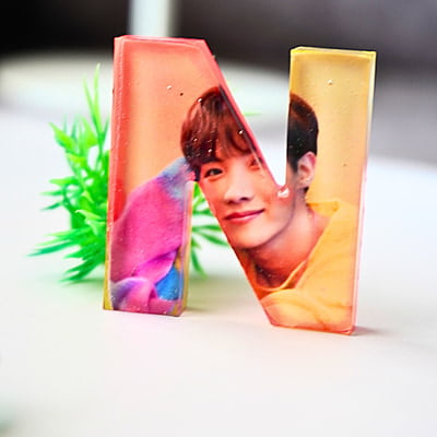 'N'LETTER PHOTO BTS KEYCHAIN(LKP0004)