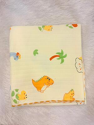 2-Layer Muslin Baby Blanket – 85x85 cm - Red Blossom Comforter 2-Layer Muslin Baby Blanket – 85x85 cm - Red Blossom Comforter