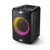 Philips TAX3206 Bluetooth Party Speaker – 80W Power, 14 Hours Playtime, Karaoke, Guitar/Mic Input, Party Lights, Carry Handle Philips TAX3206 Bluetooth Party Speaker – 80W Power, 14 Hours Playtime, Karaoke, Guitar/Mic Input, Party Lights, Carry Handle