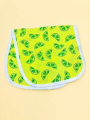 Premium XL 4-Layer Muslin Burp Cloth- 60 x 30 cm - Manjal Oli (Pack of 1)