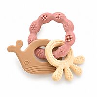 Tiny Tots Multi-Textured Silicone Sensory Teether