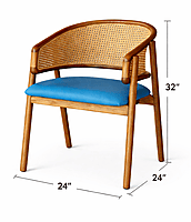 Motera Cane Back Dining Chair