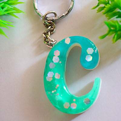 'C' ASTER INSPIRED KEYCHAIN(LKI00010)