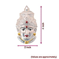 Silver Varalakshmi Face