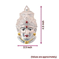 Silver Varalakshmi Face