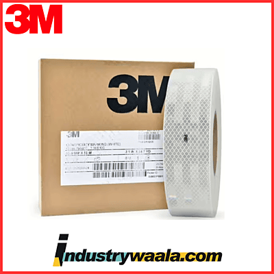 3M 50.8 MM X 50 Mtr White Conspicuity Marking (Reflecting Tape)
