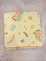 2-Layer Muslin Baby Blanket – 85x85 cm - Red Blossom Comforter