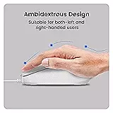 Portronics Toad 102 Wired Optical Mouse features a 1200 DPI sensor for precise tracking and a 1.5m cable for easy connectivity. Sleek white design, perfect for home or office use.