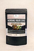 Herbal Hair Dye (Natural Brown) – Nourishing, Plant-Based Color