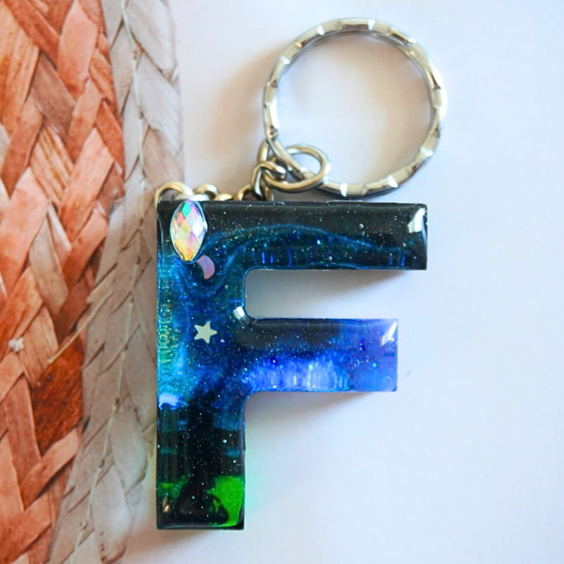 'F' AURORA BOREGALIS KEYCHAIN(LKB00060) 'F' AURORA BOREGALIS KEYCHAIN(LKB00060)