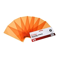 Pack of 8 Peach 210x80mm Dyslexia Overlay Reading Strips â€“ PET Material, Rounded Corners