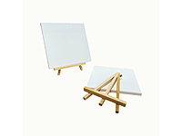 25x25cm Canvas Easel Set