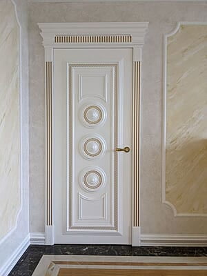 Elegant 3D HDHMR Moulding Door with Luxurious Deco Paint Elegant 3D HDHMR Moulding Door with Luxurious Deco Paint