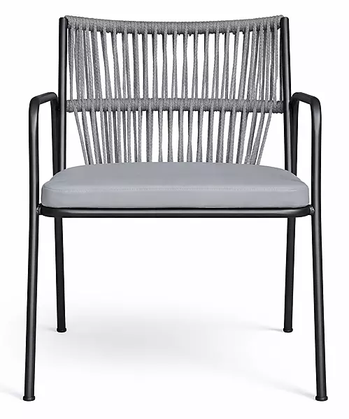 Crema Outdoor Accent Patio Weaving Chair Set of 2
